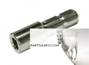 Adapter z otworem walcowym
