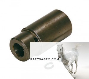 Adapter z otworem walcowym